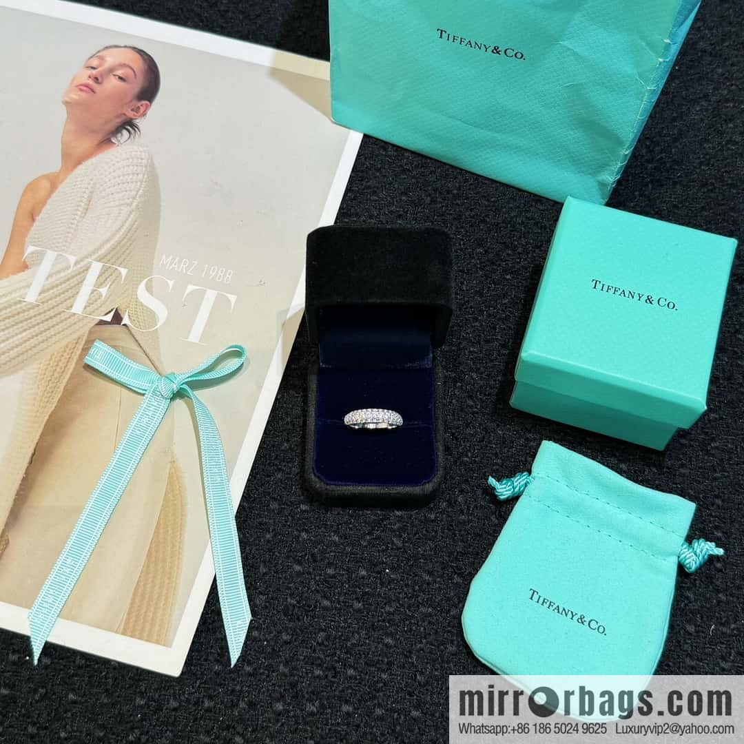 ❗️New ❗️ New ☑️ TIFFANY & Co. Half Full Diamond Ring
