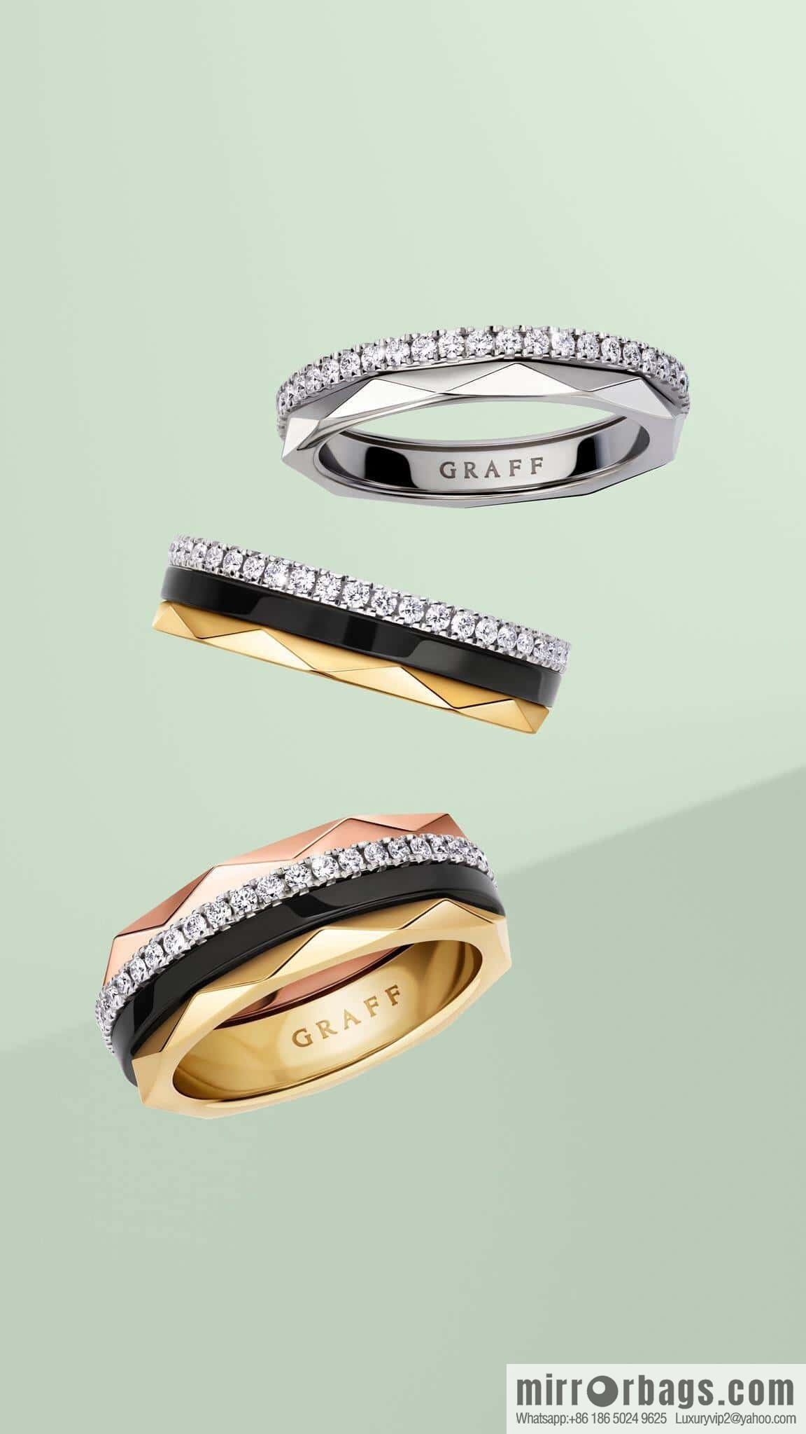 ❗️New ❗️ (one) GRAFF four-layer diamond ring