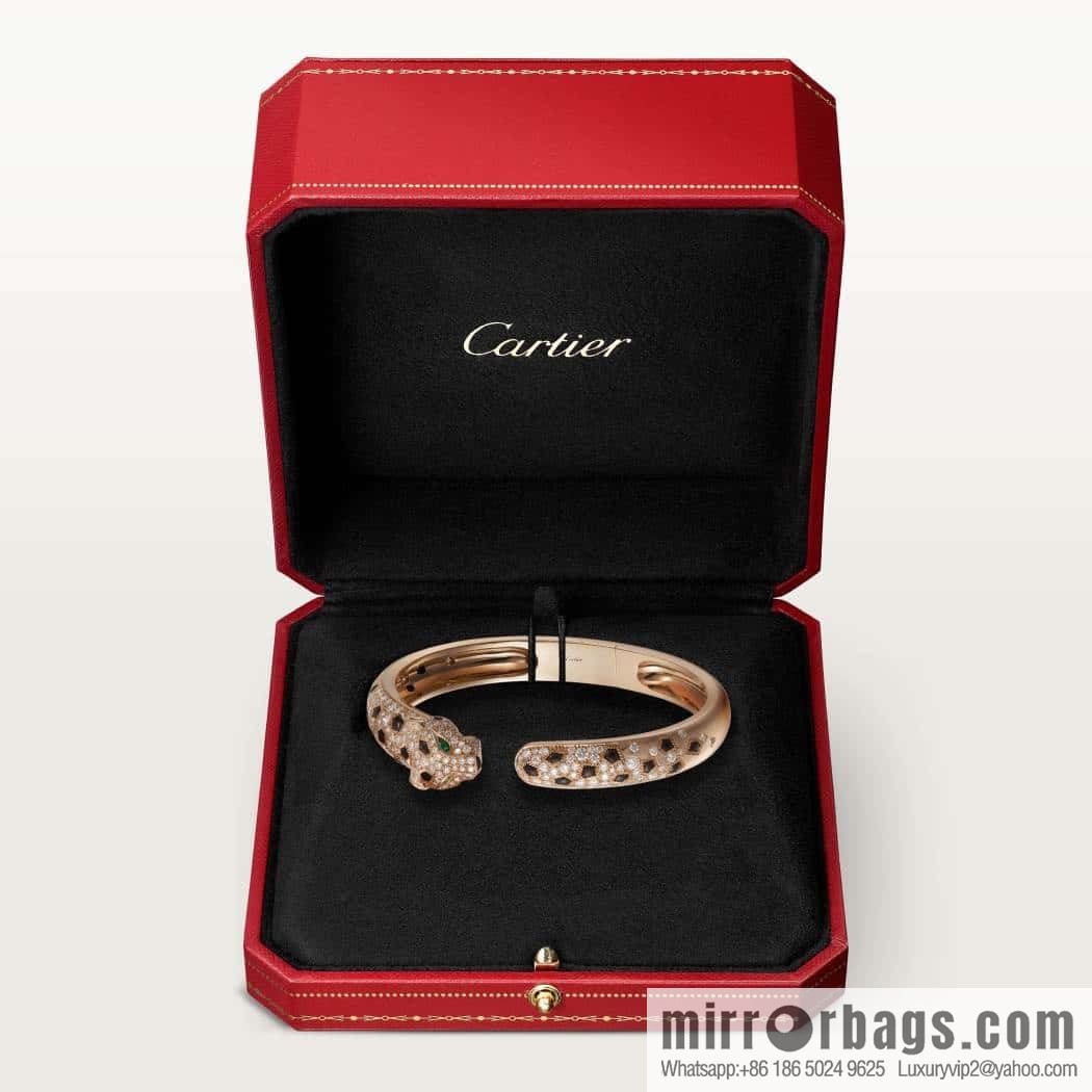 ❗️CNC version ❗️ ☀️ delivery of a full set of Cartier packaging ☀️ Cartier Cartier full diamond leopard bracelet ☀️