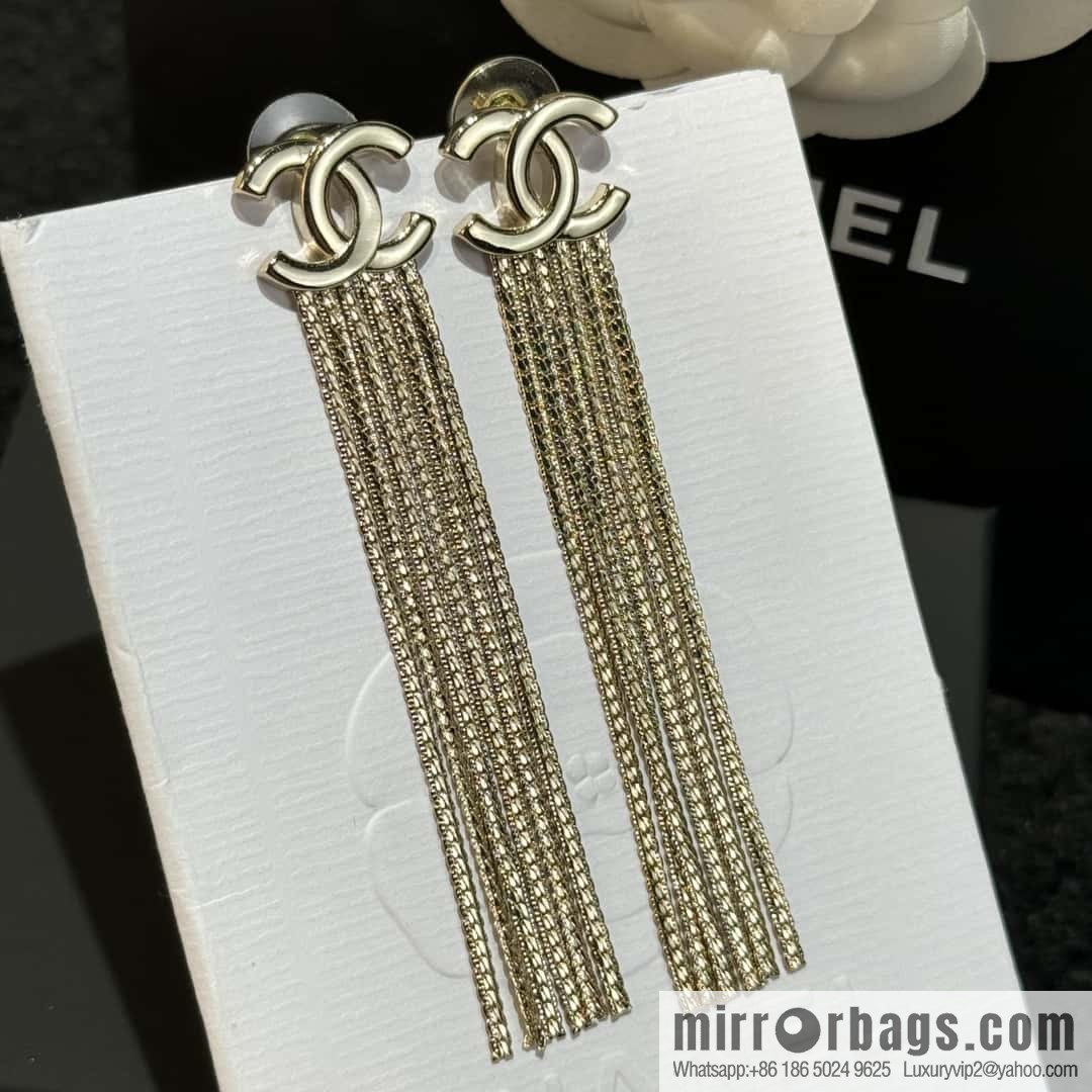 ❗️New ❗️ ☀️ new ☑️ chanel c2 double c tassel earrings ☀️