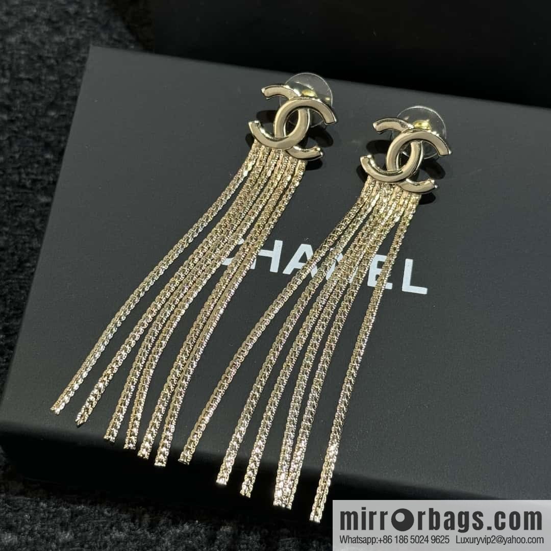 ❗️New ❗️ ☀️ new ☑️ chanel c2 double c tassel earrings ☀️