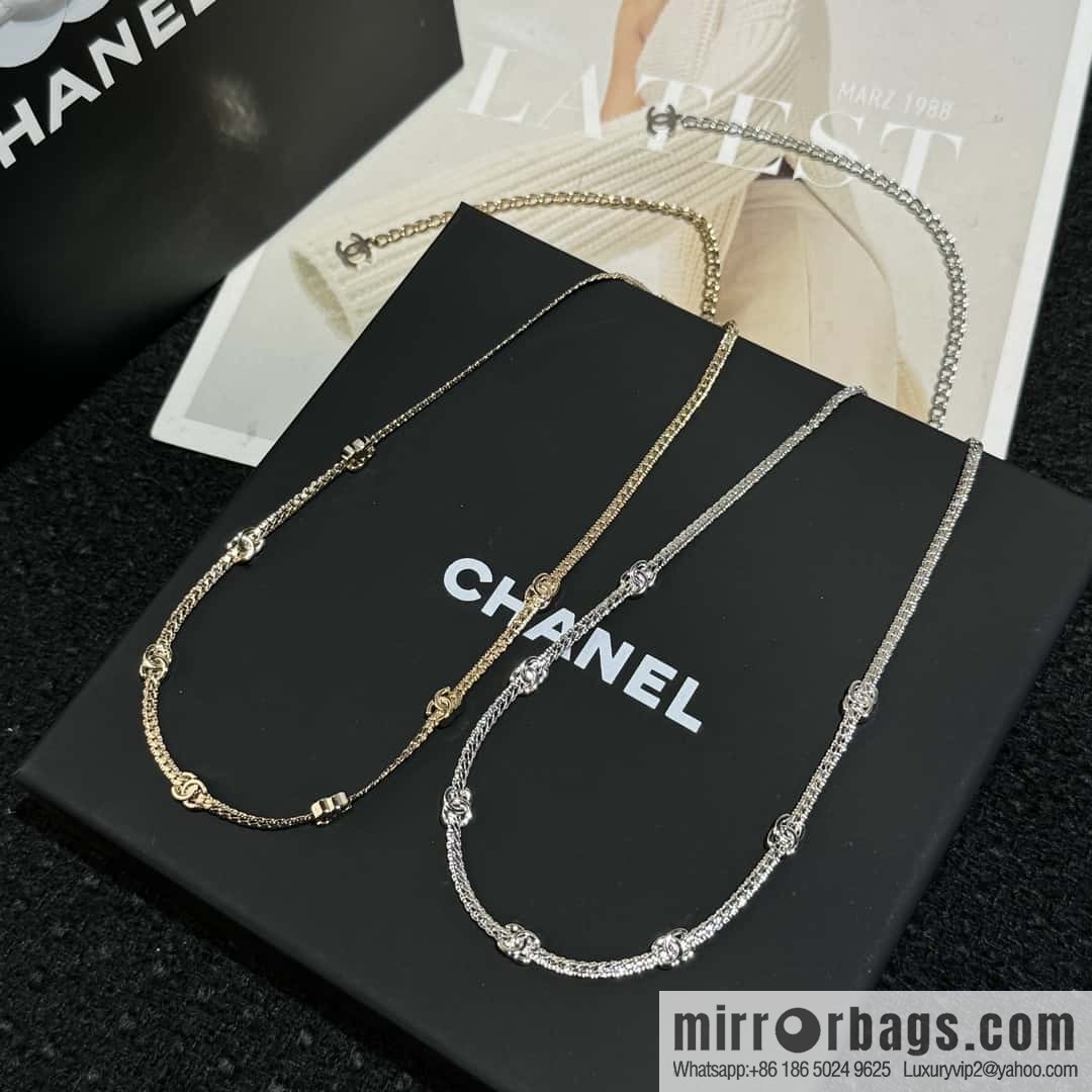❗️New ❗️☀️ New ☑️ Chanel 7 double c snake bone necklace ☀️