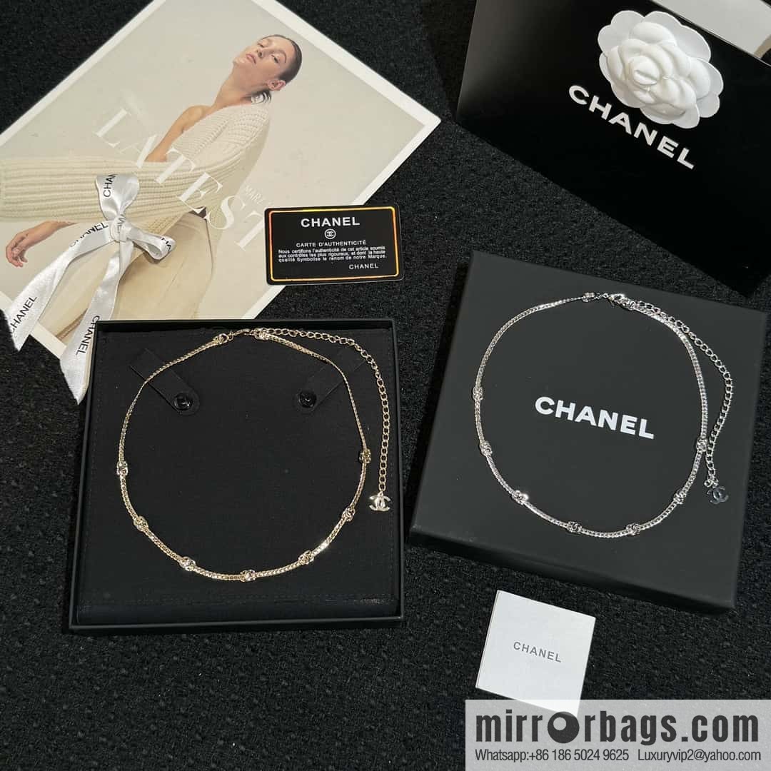 ❗️New ❗️☀️ New ☑️ Chanel 7 double c snake bone necklace ☀️