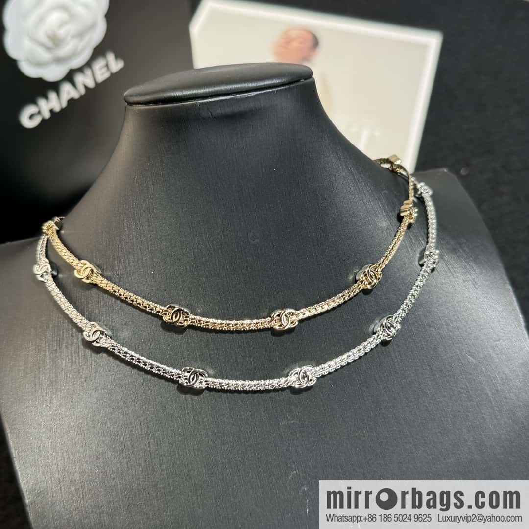 ❗️New ❗️☀️ New ☑️ Chanel 7 double c snake bone necklace ☀️
