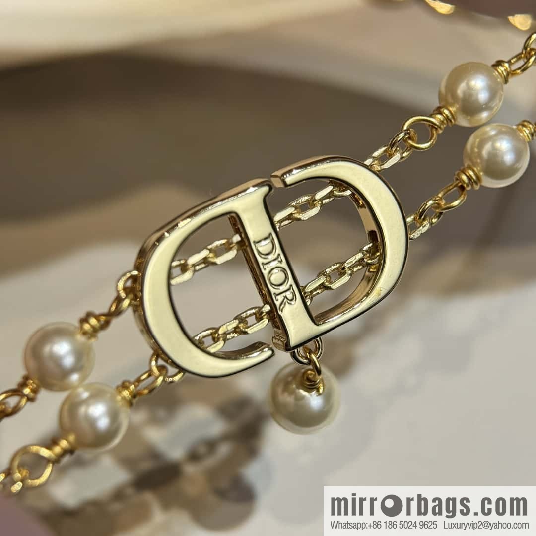 New ☑️ DIOR CD double pearl bracelet