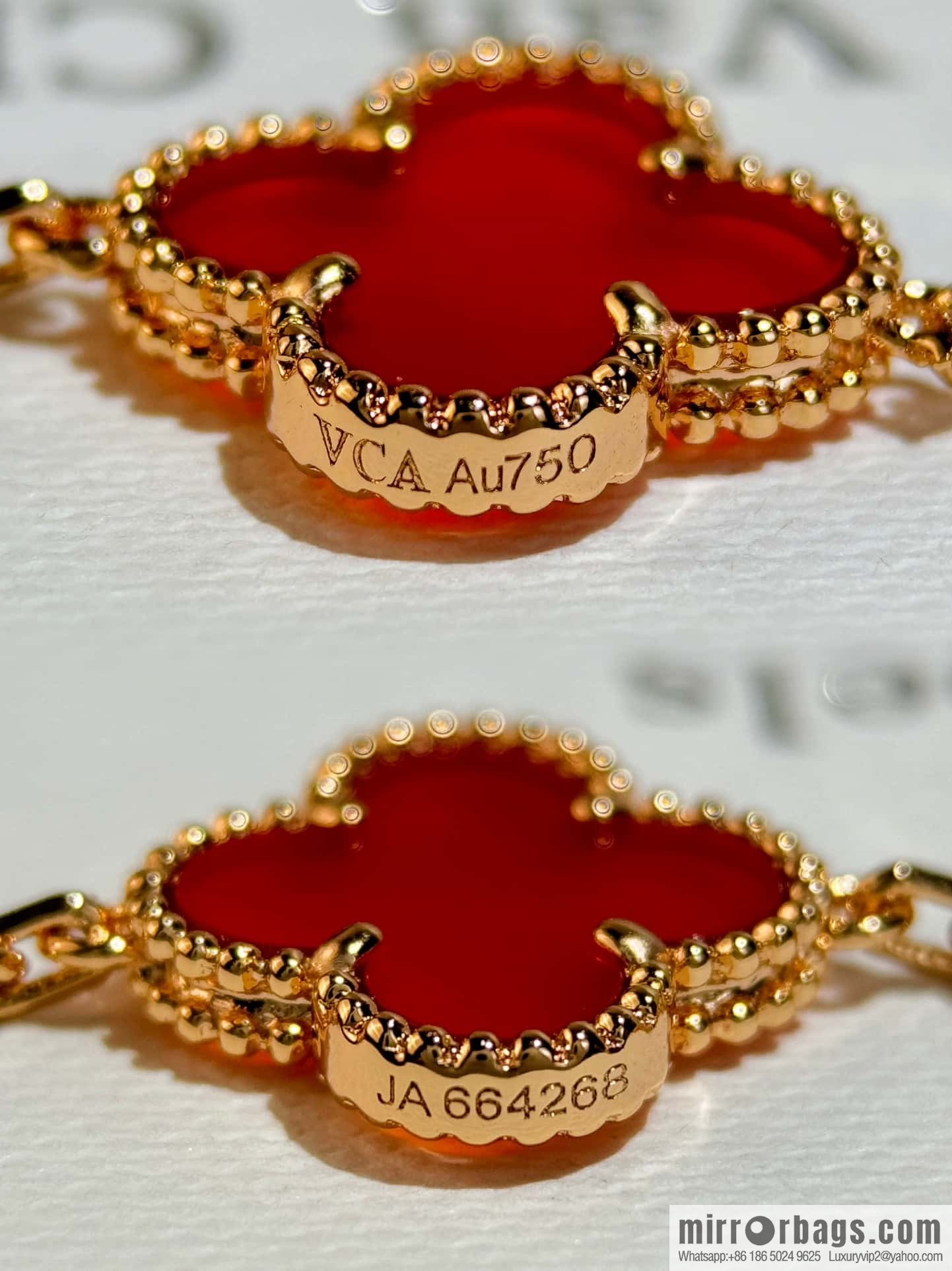 ❗️CNC version ❗️ ☀️ Van Cleef & Arpels agate four-leaf clover five-flower bracelet ☀