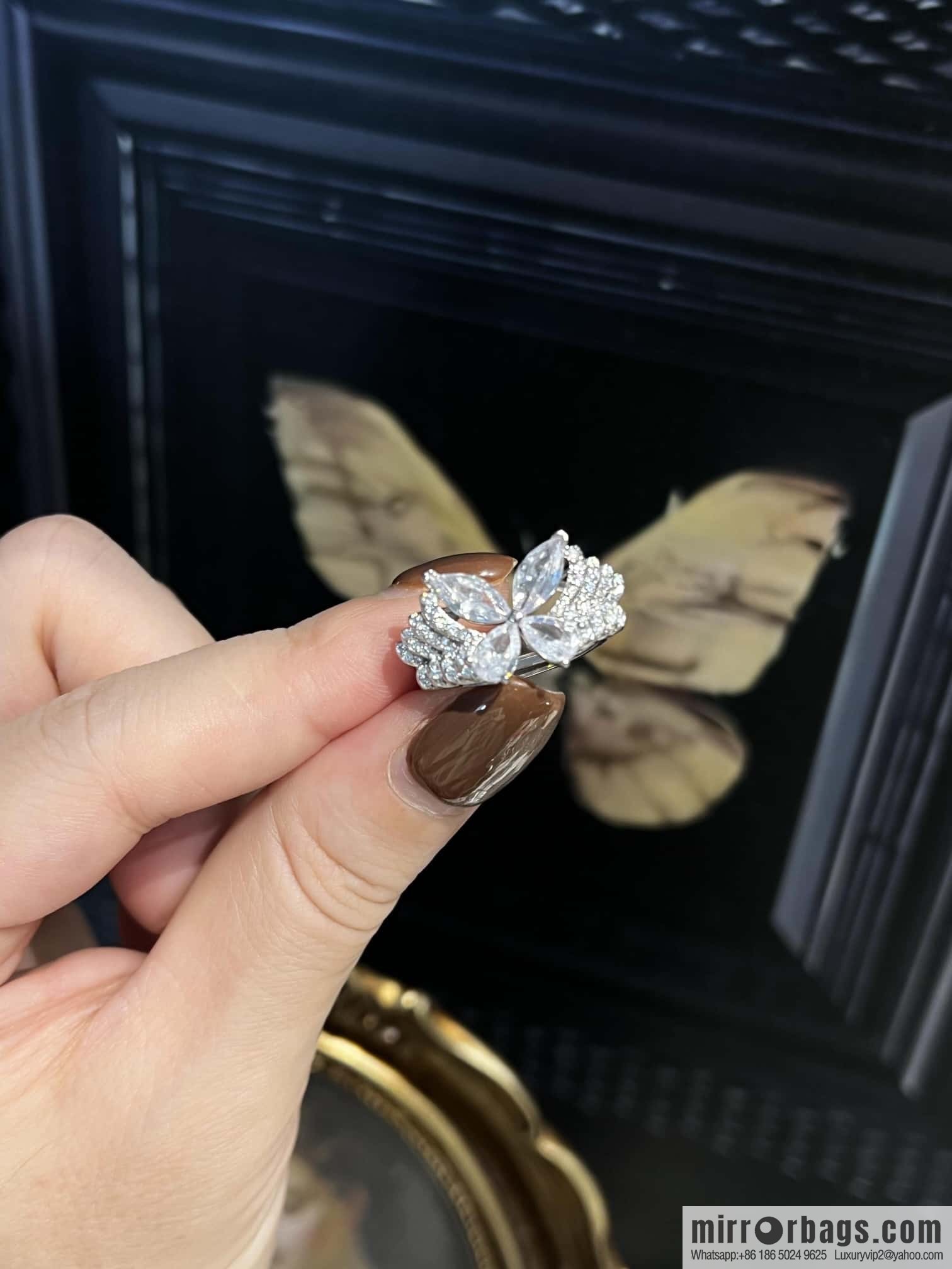 ❗️New ❗️ GRAFF Full Diamond Butterfly Ring