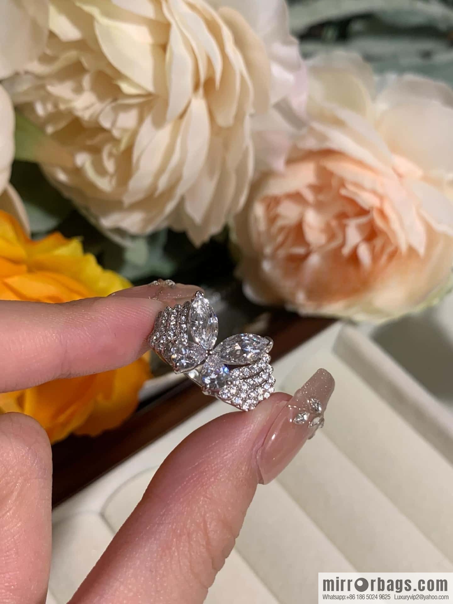 ❗️New ❗️ GRAFF Full Diamond Butterfly Ring