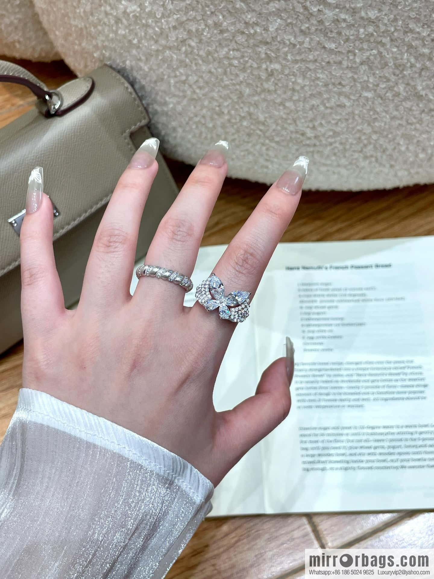❗️New ❗️ GRAFF Full Diamond Butterfly Ring