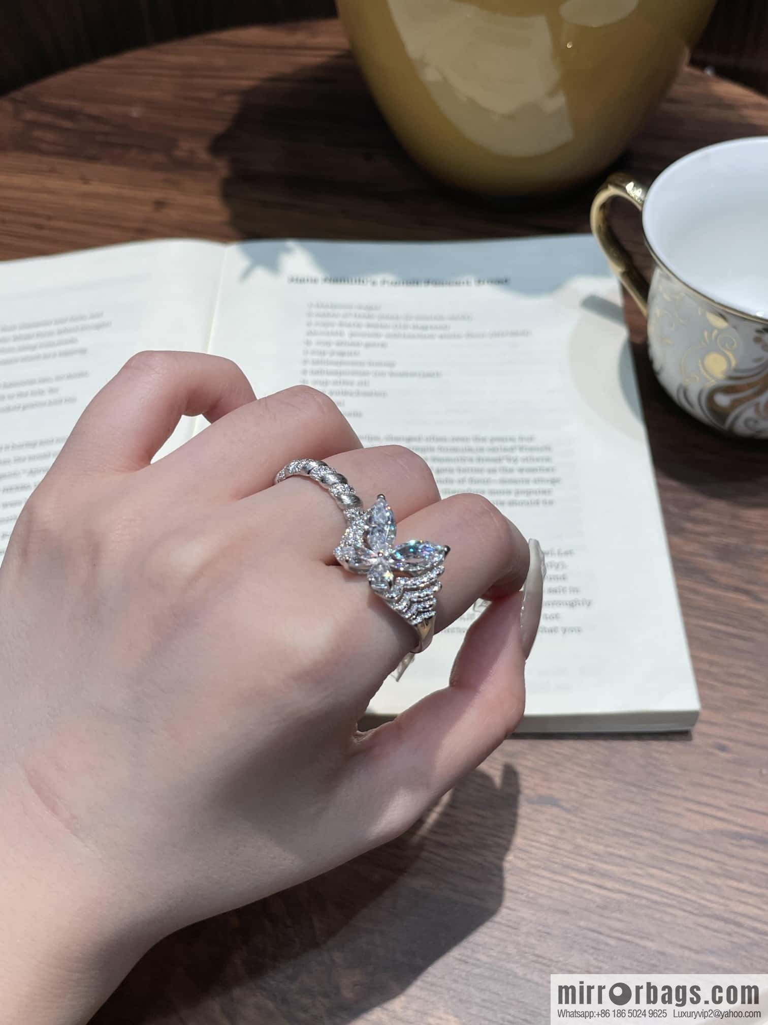 ❗️New ❗️ GRAFF Full Diamond Butterfly Ring