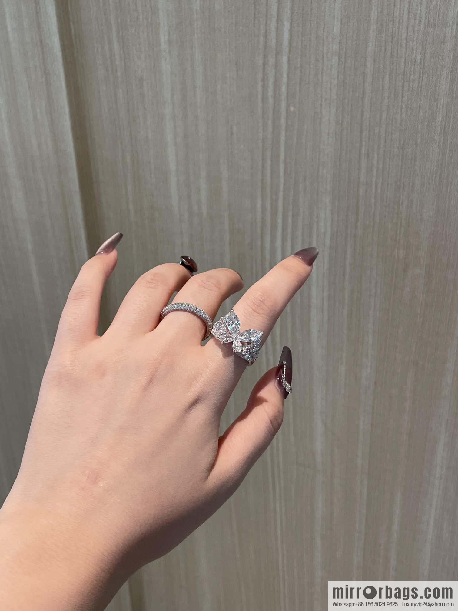 ❗️New ❗️ GRAFF Full Diamond Butterfly Ring