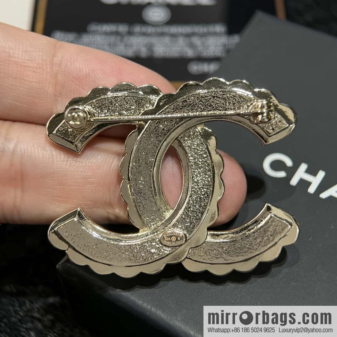 ❗️New ❗️☀️ New ☑️ Chanel Double C Brooch ☀️