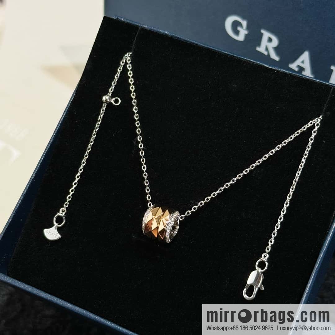 GRAFF Graff three-ring color separation necklace