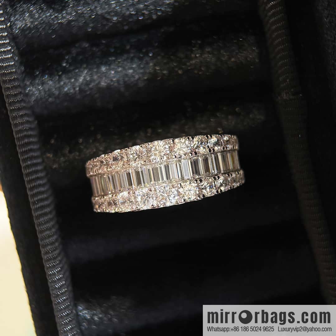 ❗️New ❗️ New ☑️ TIFFANY & Co. Half Full Diamond Square Diamond Ring