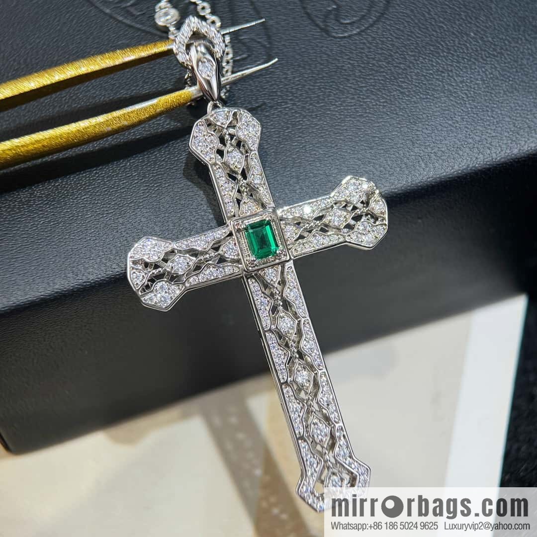 ❗New ❗ ☀ original order a ☀ new Croce heart green diamond cross necklace ☀