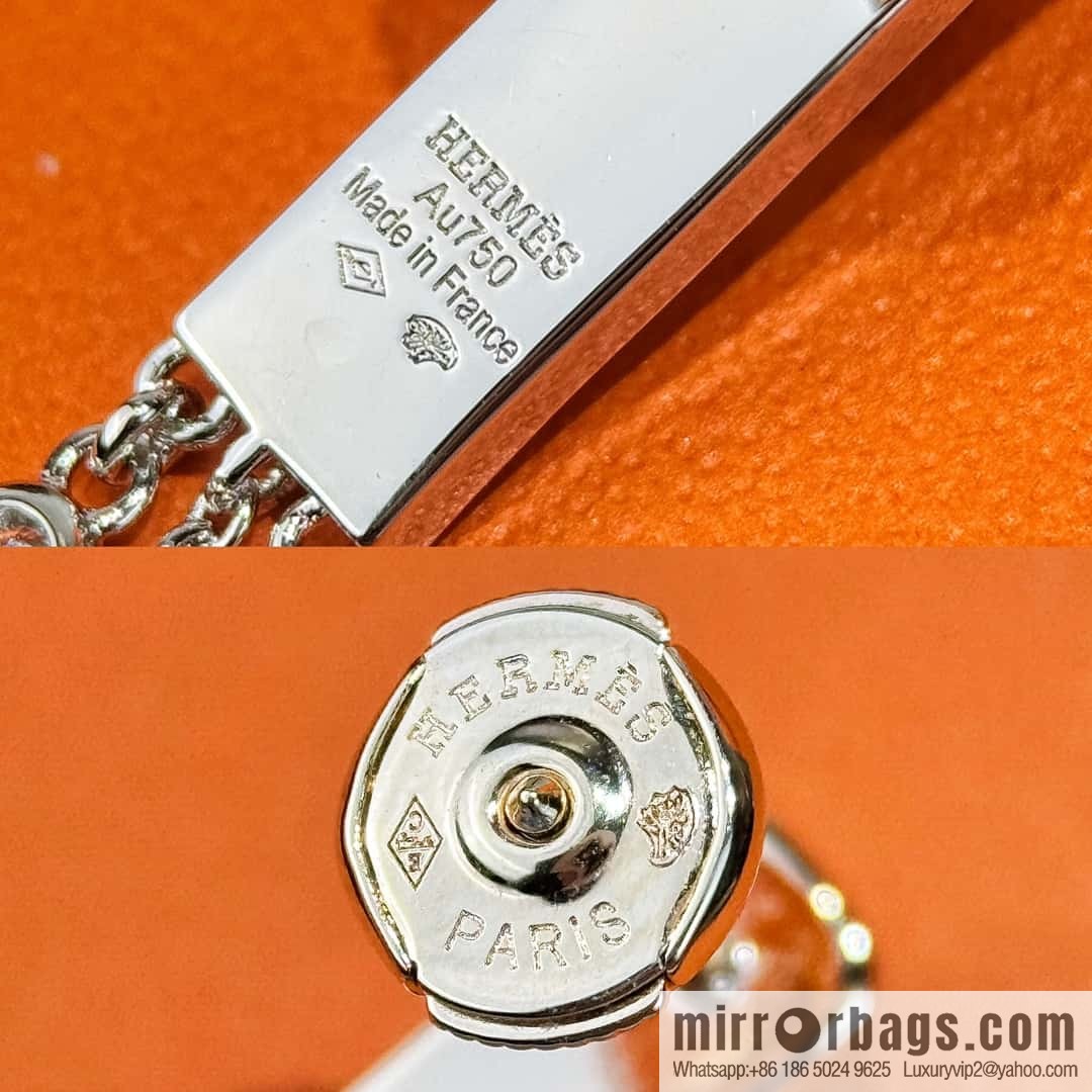 ❗️New ❗️ full diamond new ☑️ Hermès HERMES fringed earrings