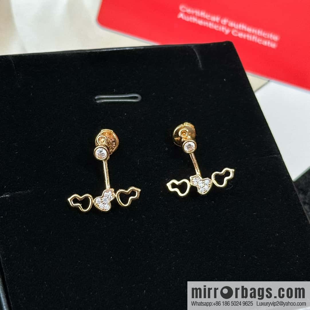 ❗️New ❗️ ☀️ original ☀️ Qeelin gourd wuwu stud earrings ☀️