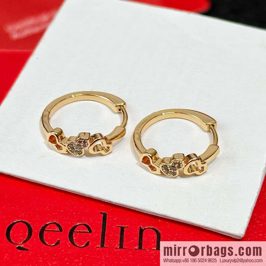 ❗️New ❗️ ☀️ original ☀️ Qeelin three gourd earrings stud earrings ☀️