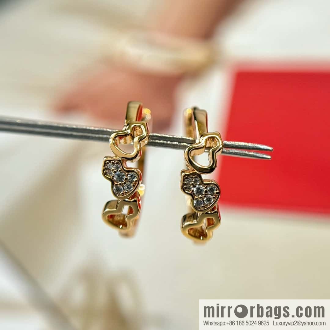 ❗️New ❗️ ☀️ original ☀️ Qeelin three gourd earrings stud earrings ☀️