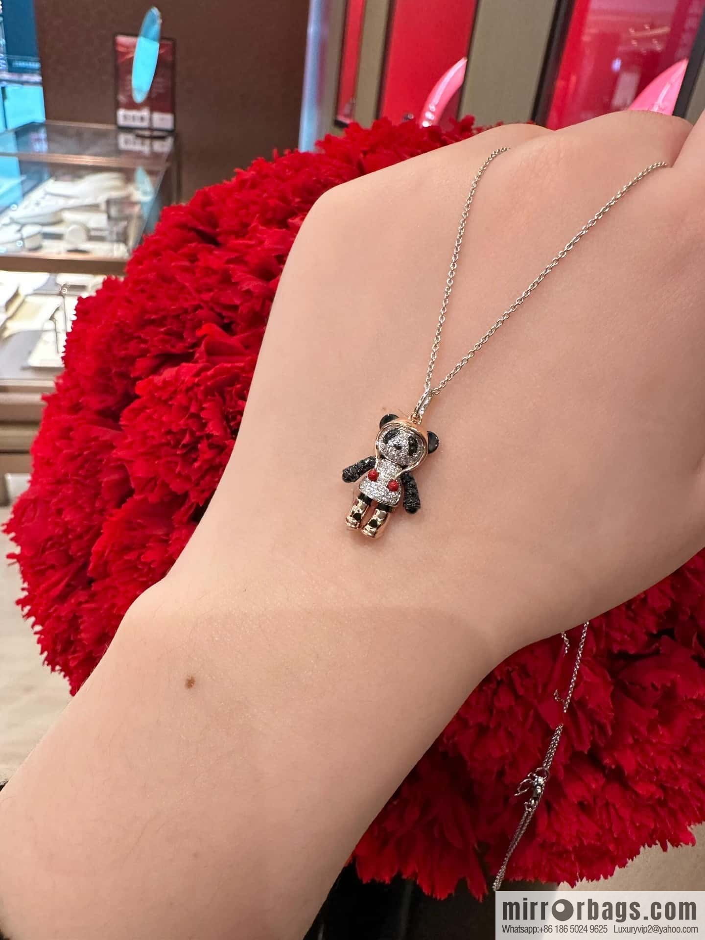 ❗️New ❗️ ☀️ original order ☀️ Qeelin bear BOBO necklace ☀️