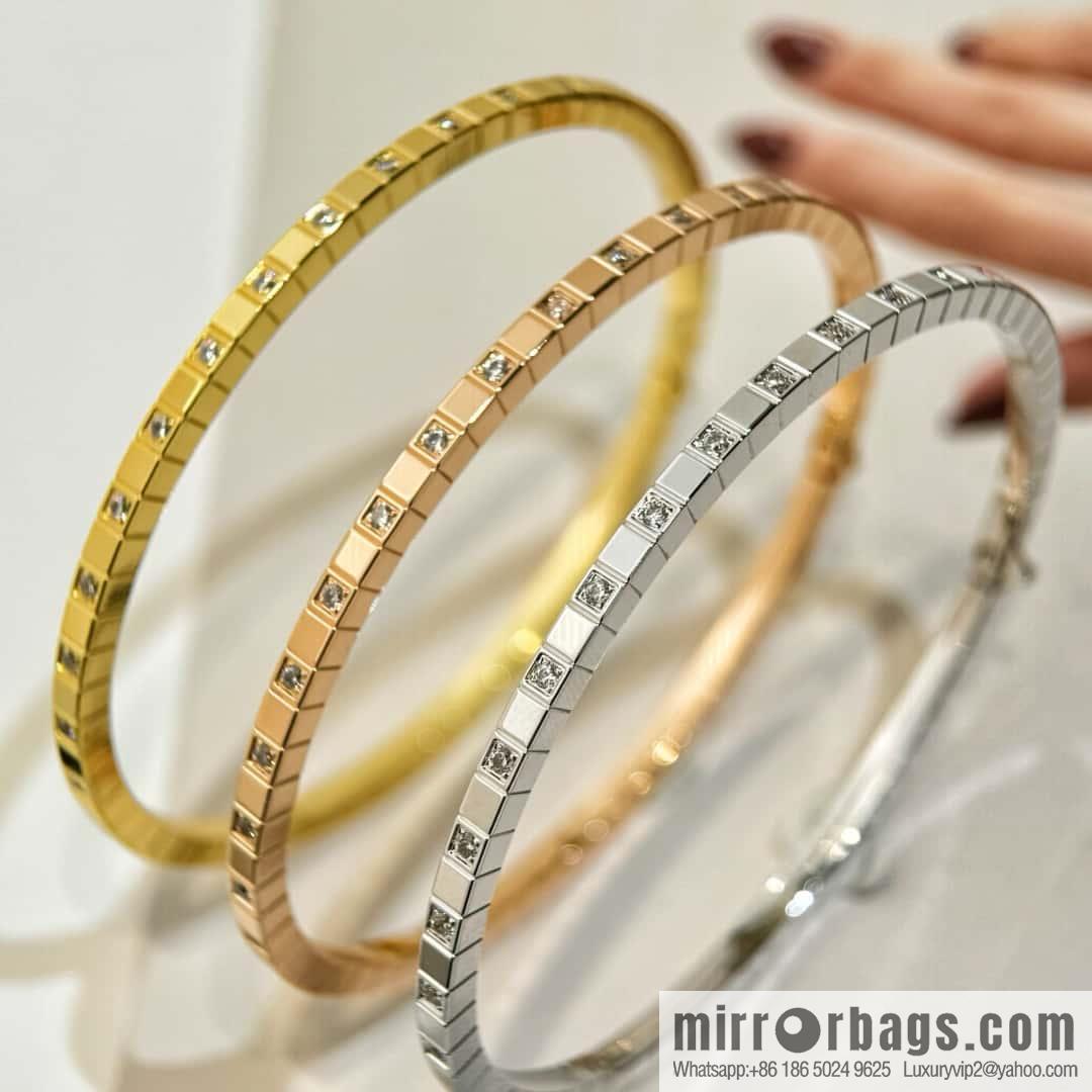 ❗️New ❗️ Spacer Diamond Chopard ICE CUBE Small Square Bracelet
