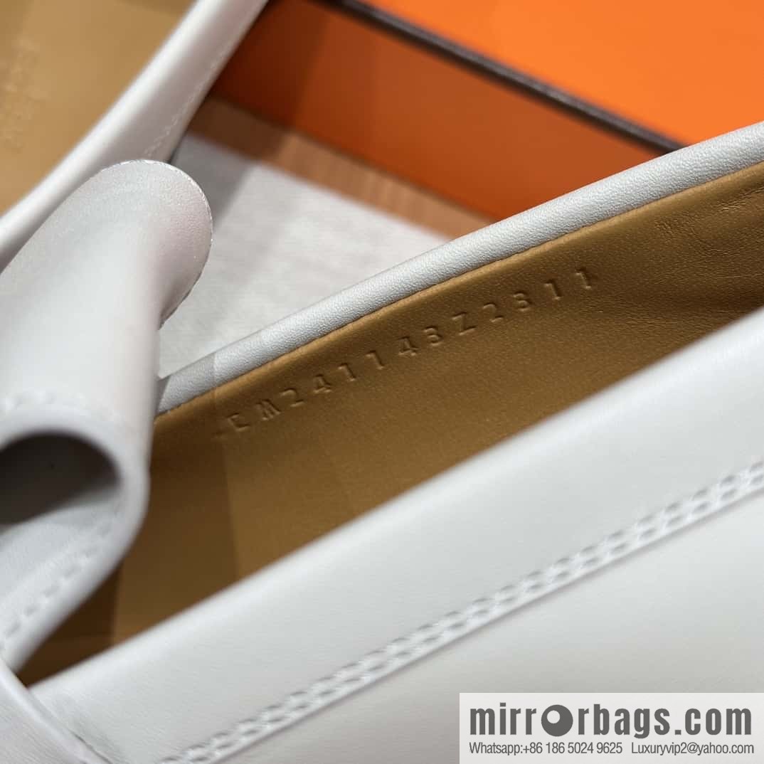 HERMES 108 lmpact loafer-loafers, Paris white/Blanc De Paris calfskin/calfskin