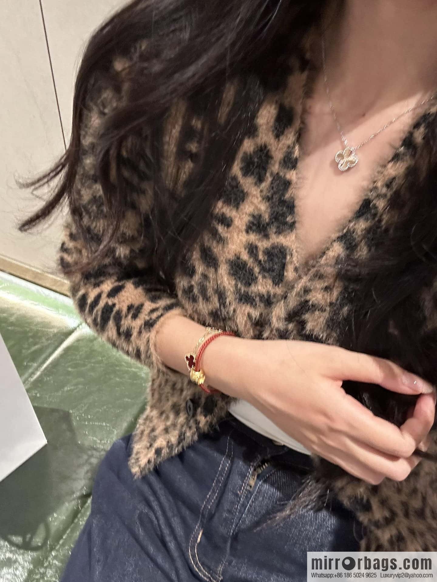 🎄Christmas Limited ☀️ Van Cleef & Arpels Christmas Limited Laser Clover Necklace ☀
