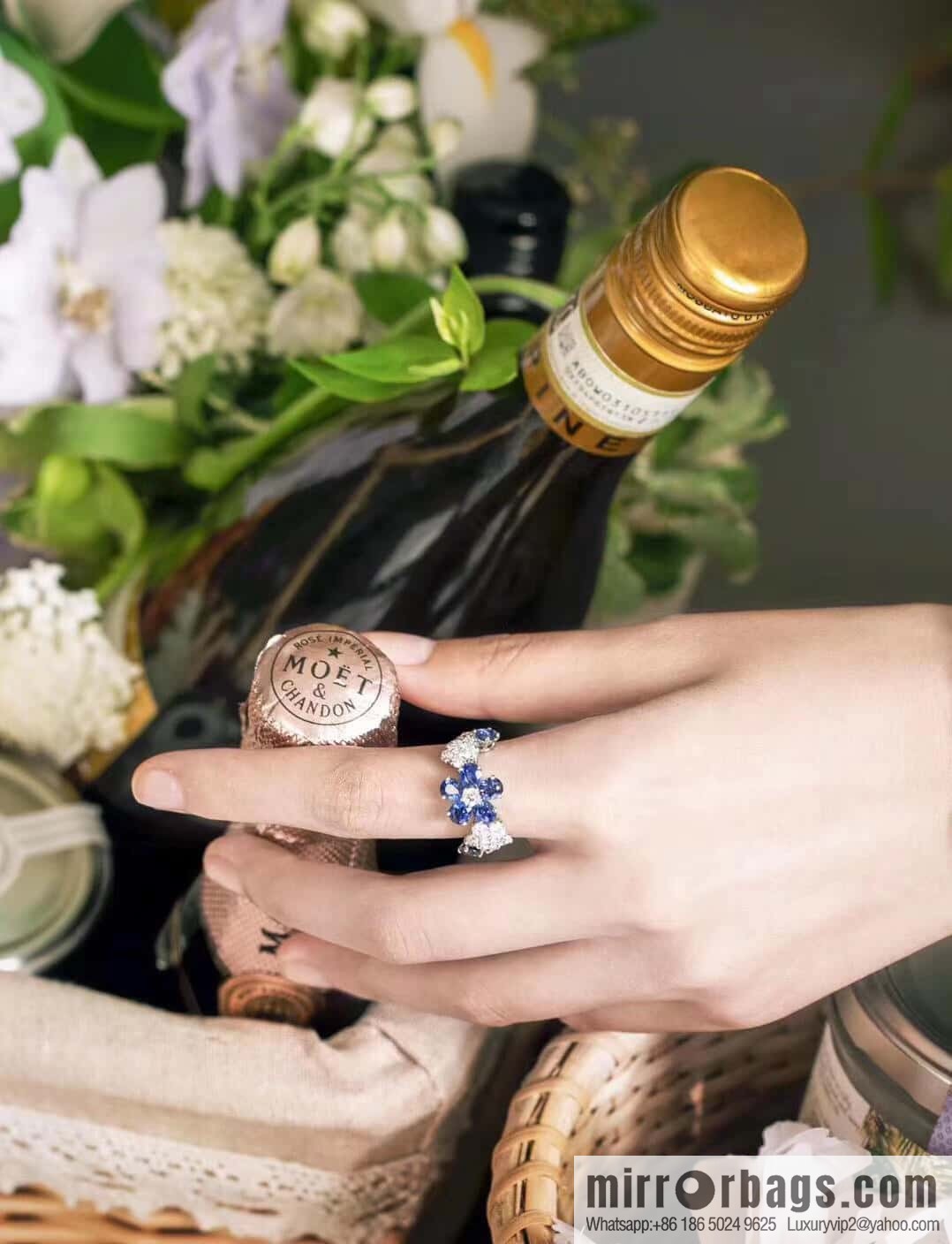 ❗️New ❗️ ☀️ Van Cleef & Arpels A Midsummer Night's Dream Folie des Pres Ring ☀️