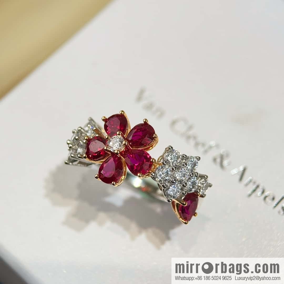 ❗️New ❗️ ☀️ Van Cleef & Arpels A Midsummer Night's Dream Folie des Pres Ring ☀️