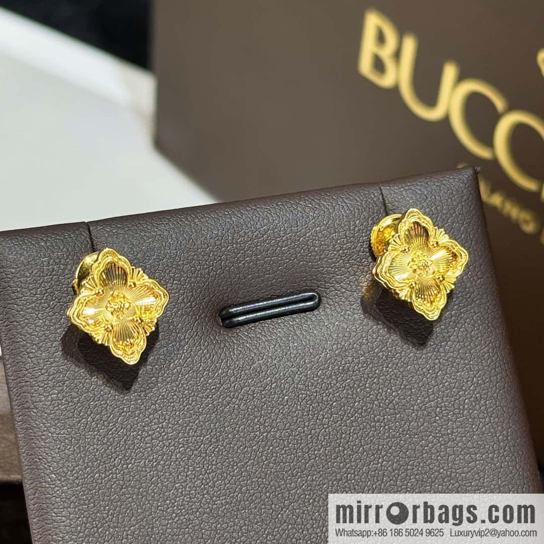 ❗️New ❗️ ☀ Original ☀ Buccellati Vintage Court Laser Clover Earrings ☀️
