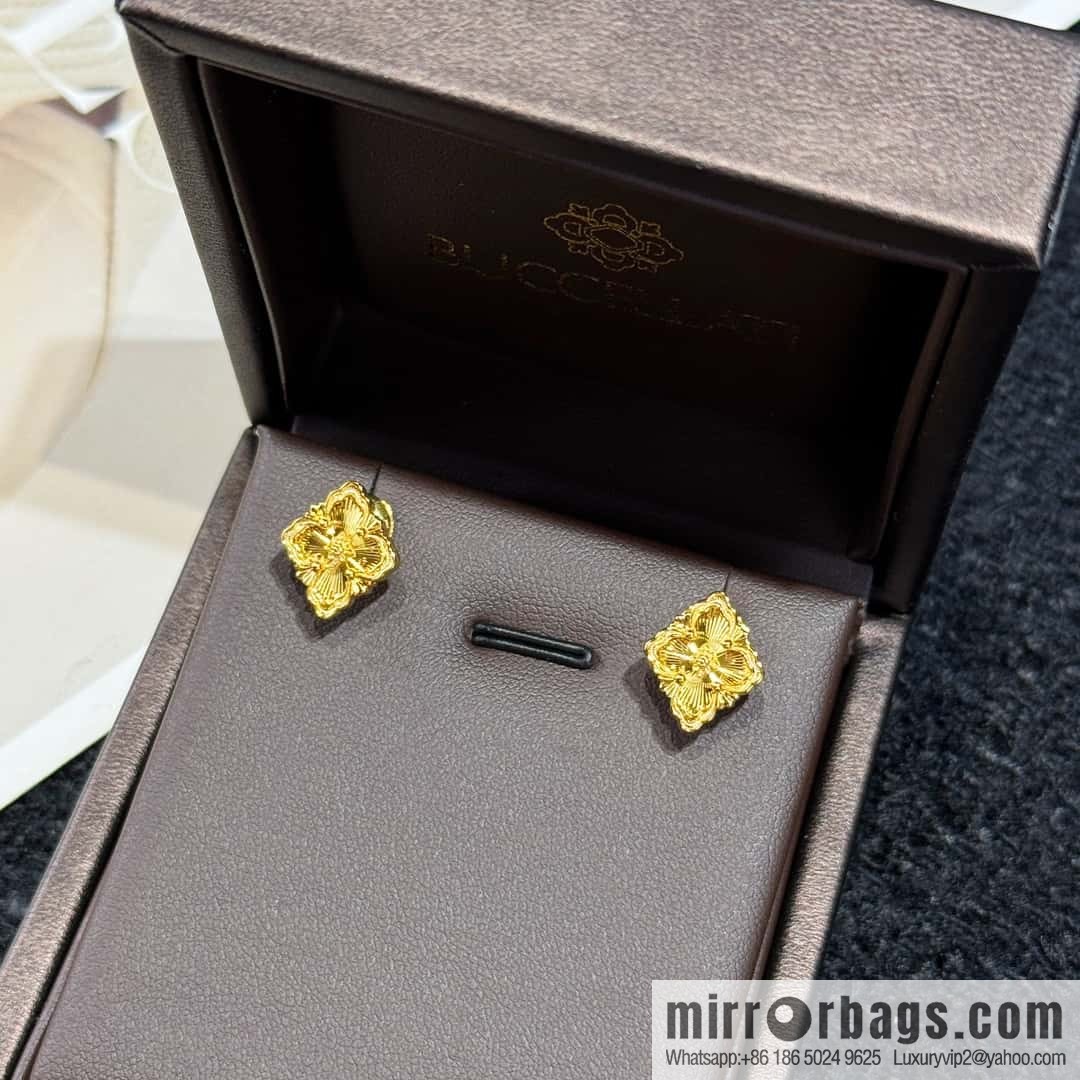 ❗️New ❗️ ☀ Original ☀ Buccellati Vintage Court Laser Clover Earrings ☀️