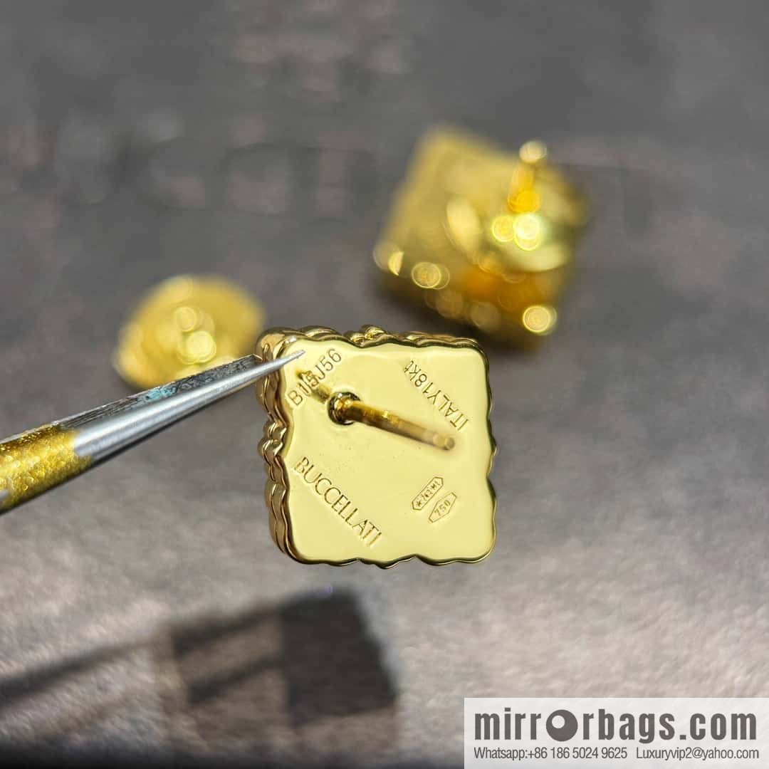❗️New ❗️ ☀ Original ☀ Buccellati Vintage Court Laser Clover Earrings ☀️