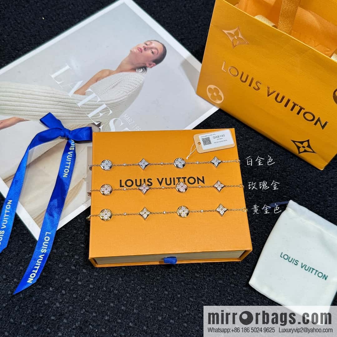 ❗️New ❗️ ☀ Louis Vuitton COLOR BLOSSOM BB MULTI-PATTERN Full Diamond LV Bracelet ☀