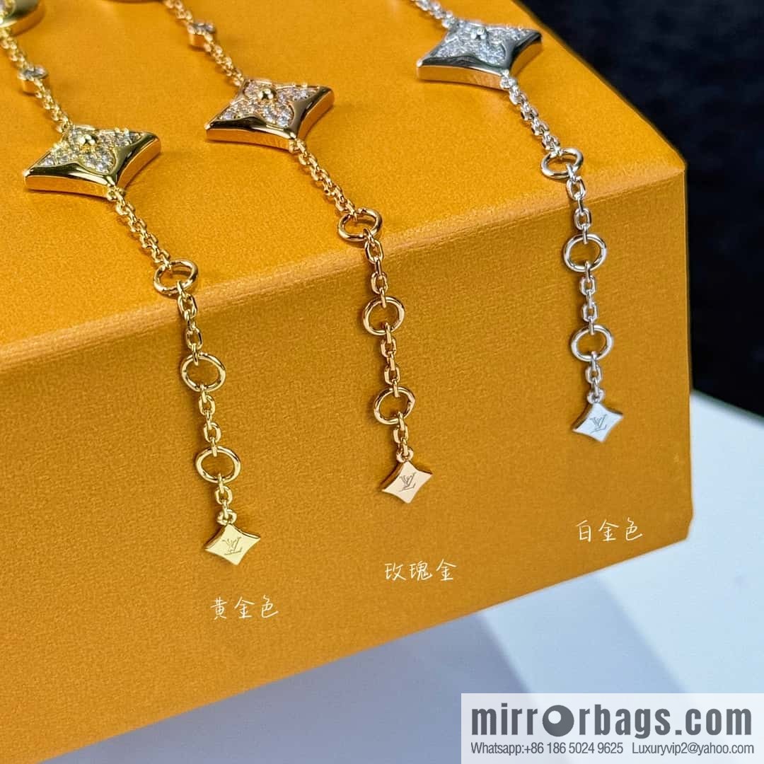 ❗️New ❗️ ☀ Louis Vuitton COLOR BLOSSOM BB MULTI-PATTERN Full Diamond LV Bracelet ☀