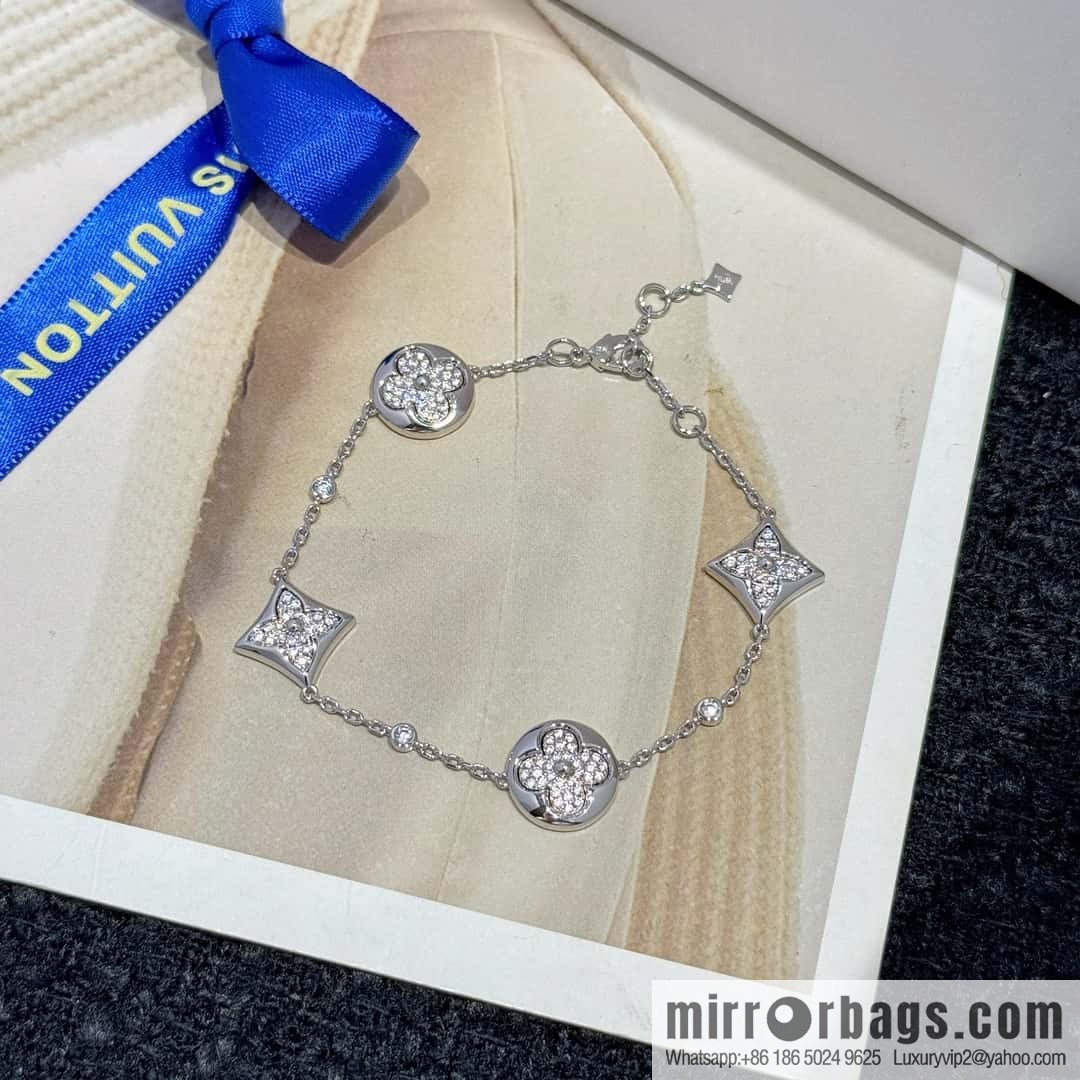 ❗️New ❗️ ☀ Louis Vuitton COLOR BLOSSOM BB MULTI-PATTERN Full Diamond LV Bracelet ☀