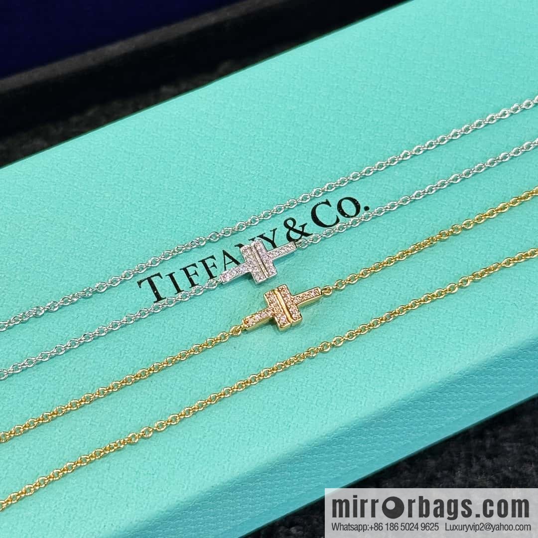 ❗️New ❗️ ☀️ Tiffany & co Double T Full Diamond Bracelet ☀️