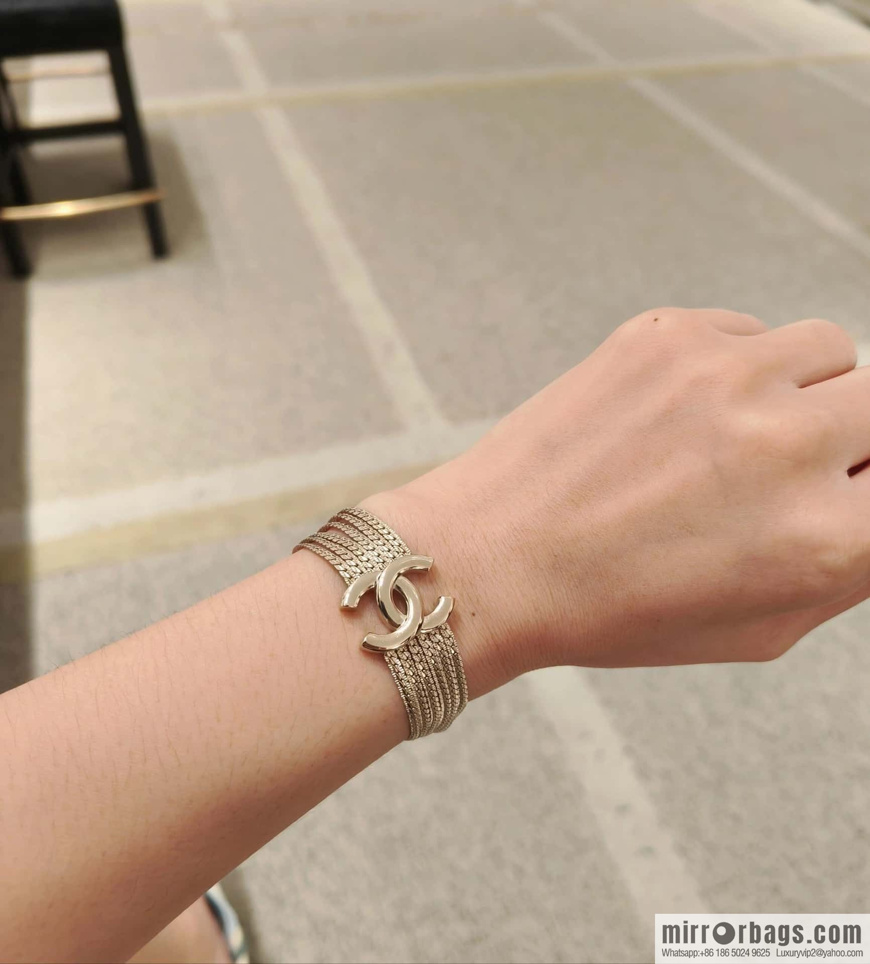 ❗️New ❗️☀️ New ☑️ Chanel Double C Tassel Lava Bracelet ☀️