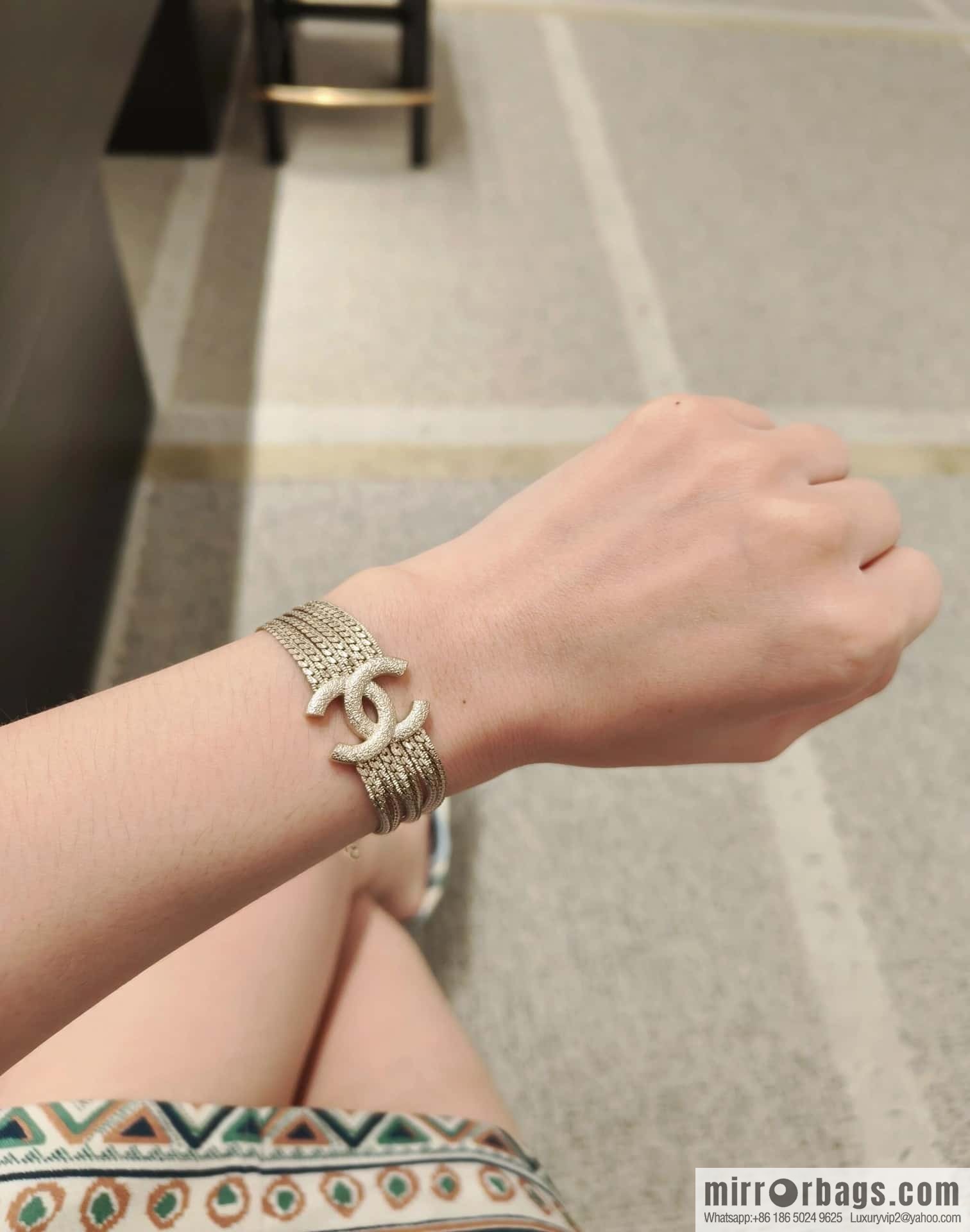 ❗️New ❗️☀️ New ☑️ Chanel Double C Tassel Lava Bracelet ☀️