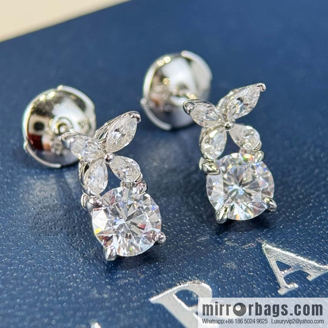 ❗️New ❗️ GRAFF butterfly single diamond stud earrings