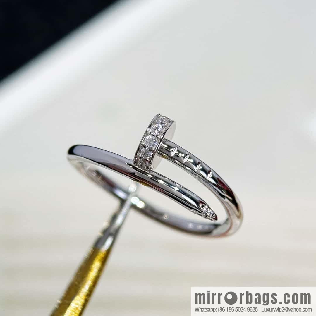 ❗️New ❗️☀️ Cartier LOVE series, narrow version head and tail diamond nail ring ☀️