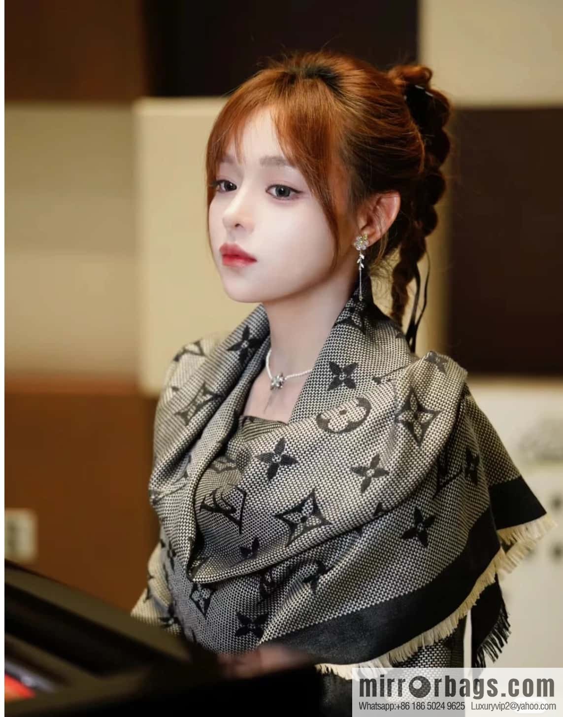 𝐋𝐨𝐮𝐢𝐬 𝐯𝐮𝐢𝐭𝐭𝐨𝐧₀『 NEO NATÉMONOGRAM Shawl 🔳 M73677