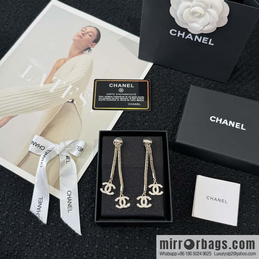 ❗️New ❗️☀️ new ☑️ chanel c2 double c tassel earrings ☀️