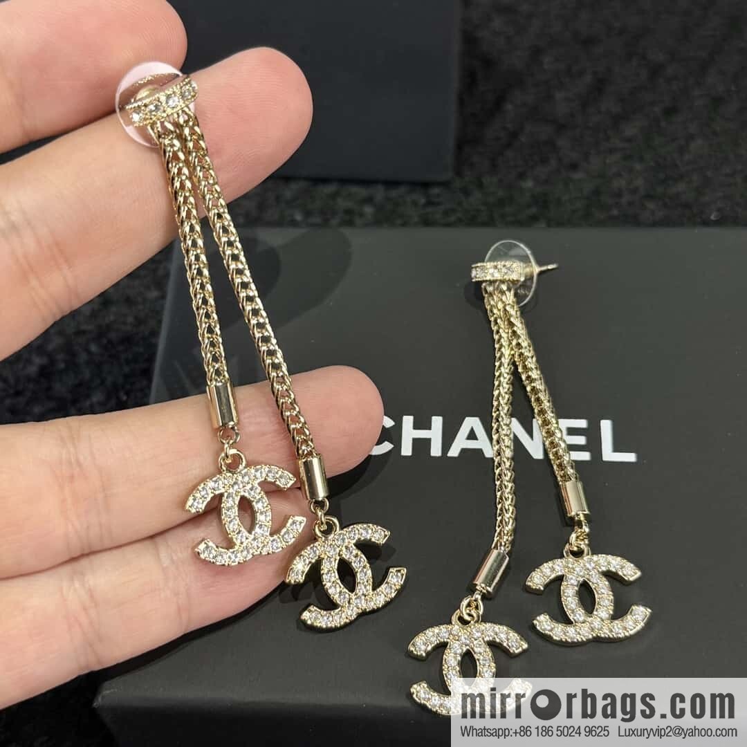 ❗️New ❗️☀️ new ☑️ chanel c2 double c tassel earrings ☀️