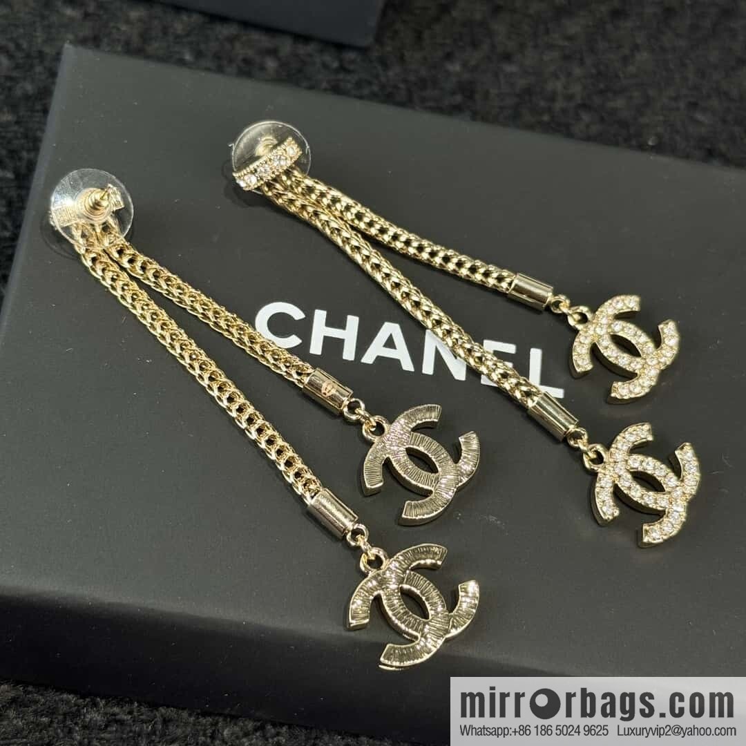 ❗️New ❗️☀️ new ☑️ chanel c2 double c tassel earrings ☀️