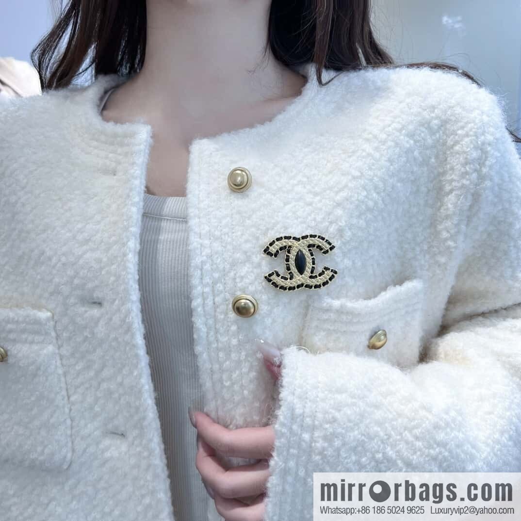 ❗️New ❗️☀️ New ☑️ Chanel Double C Black Leather Rope Brooch ☀️