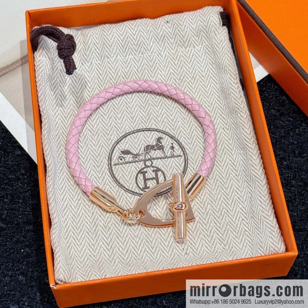 ❗️New ❗️ Rose Gold New ☑️ Hermès HERMES Etrier Horseshoe Bracelet