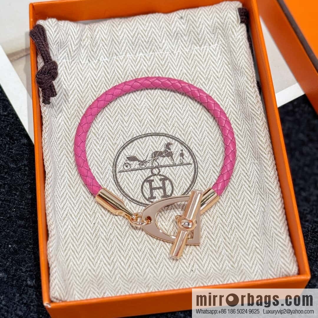❗️New ❗️ Rose Gold New ☑️ Hermès HERMES Etrier Horseshoe Bracelet