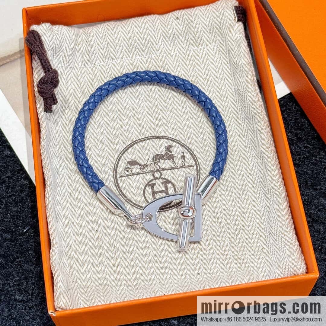 ❗️New ❗️ Silver, New ☑️ Hermès HERMES Etrier Horseshoe Bracelet