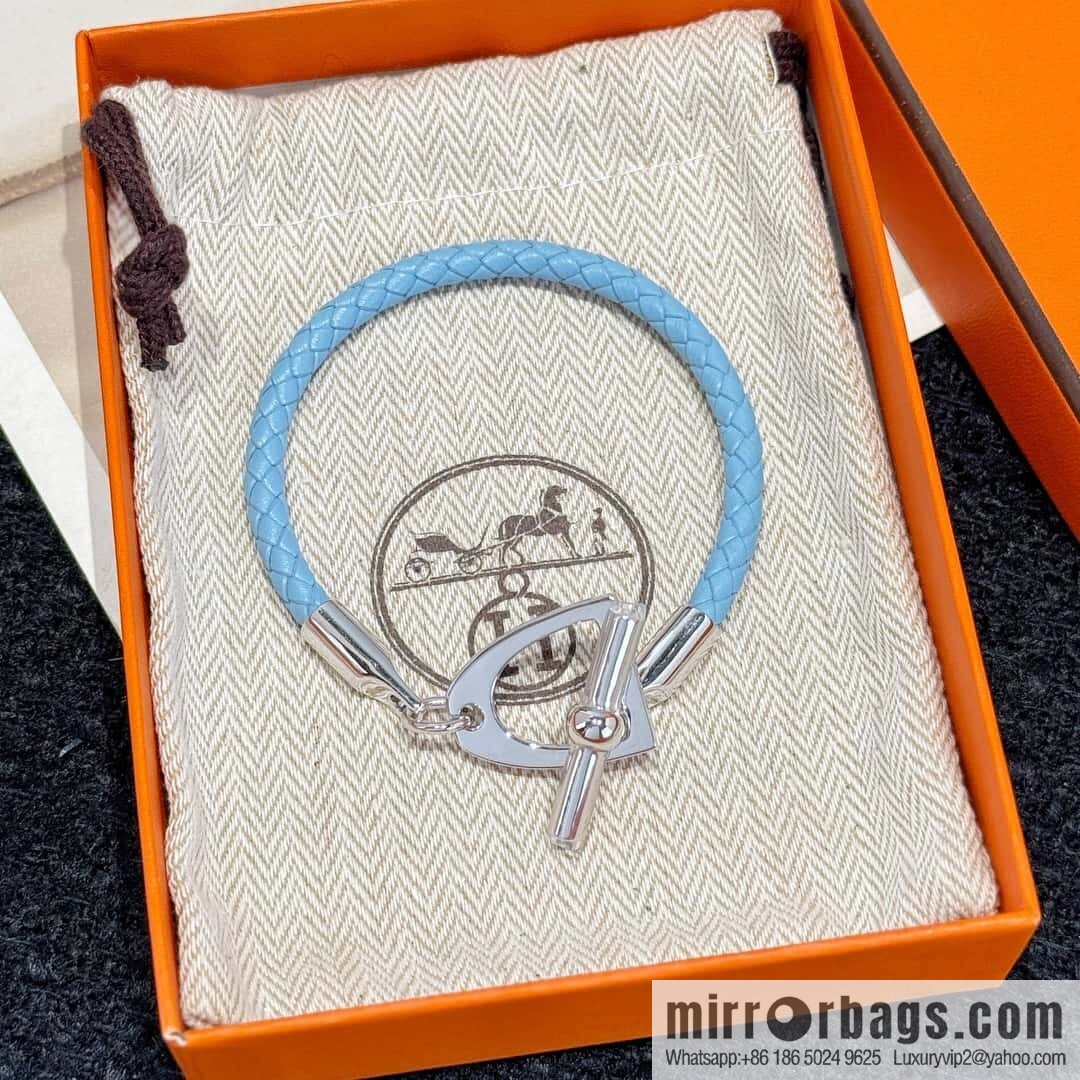 ❗️New ❗️ Silver, New ☑️ Hermès HERMES Etrier Horseshoe Bracelet