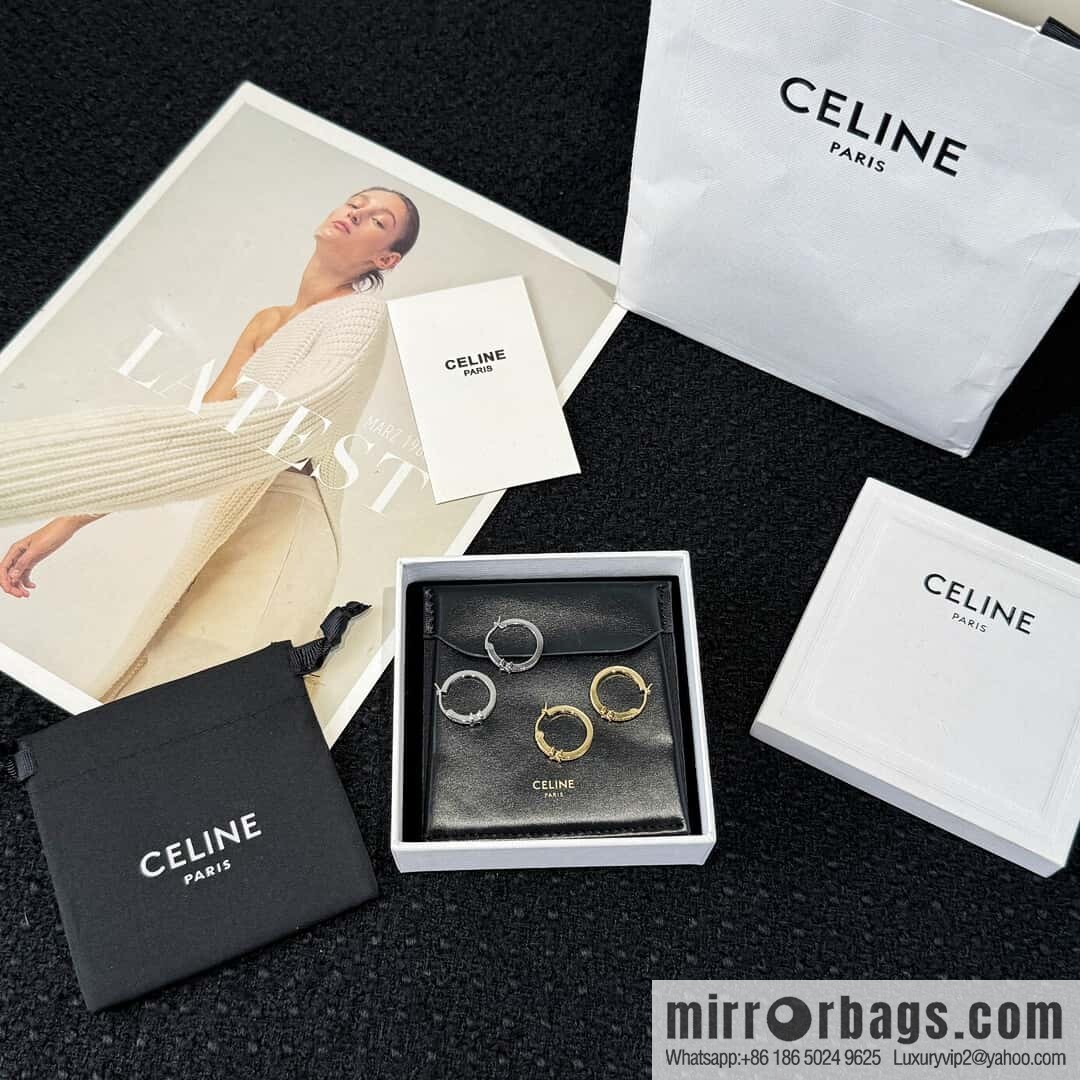 ❗️New ❗️ ☀️ original order ☀️ new ☑️ Celine Celine simple style Arc de Triomphe earrings ☀️